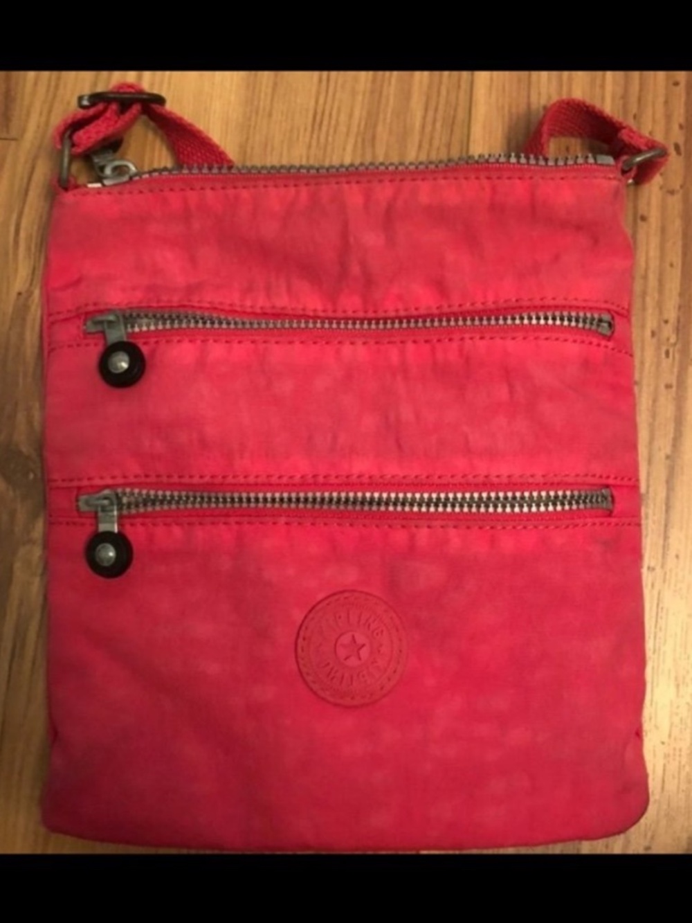 Pink Kipling Keiko crossbody with monkey